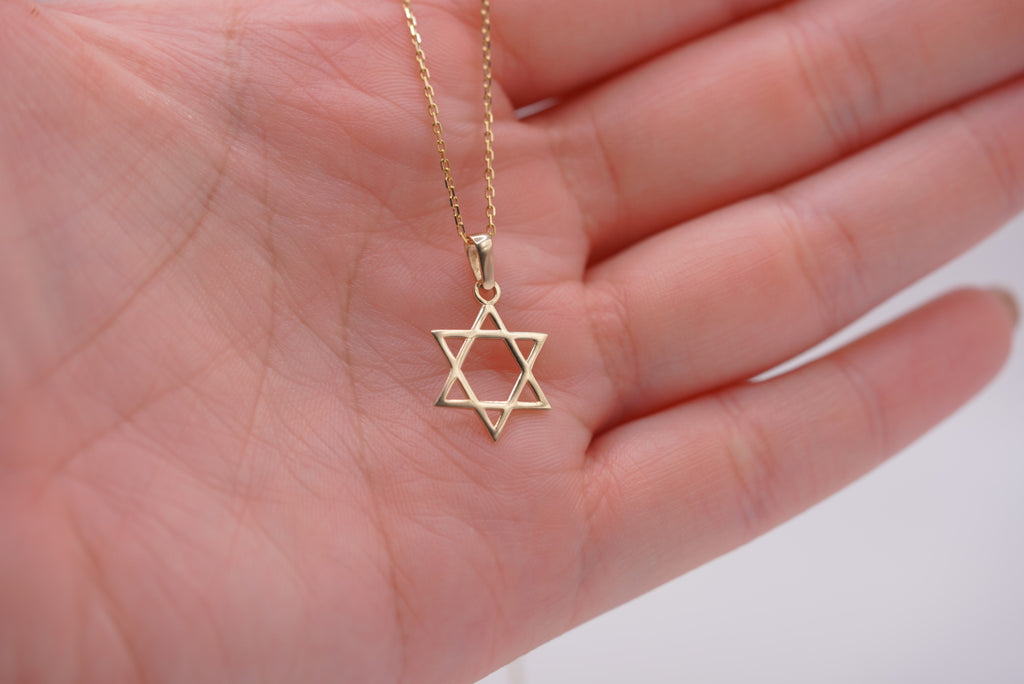 14k Necklace - David's Star Pendant