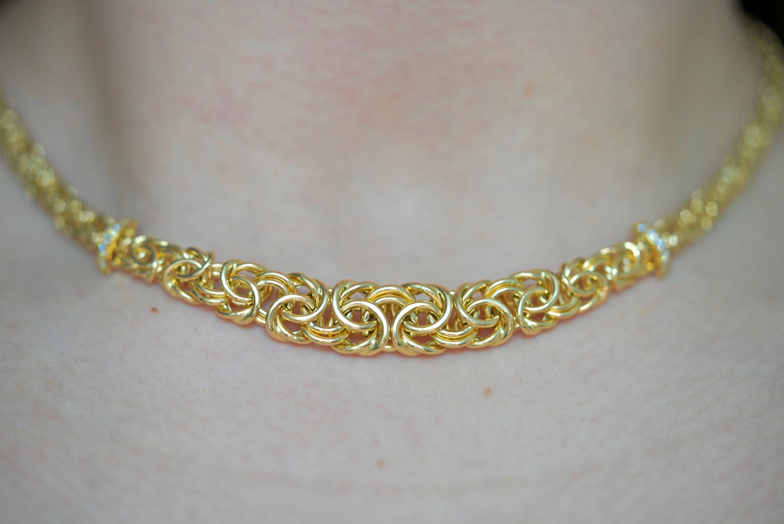 14k Royal Necklace - Timeless Beauty