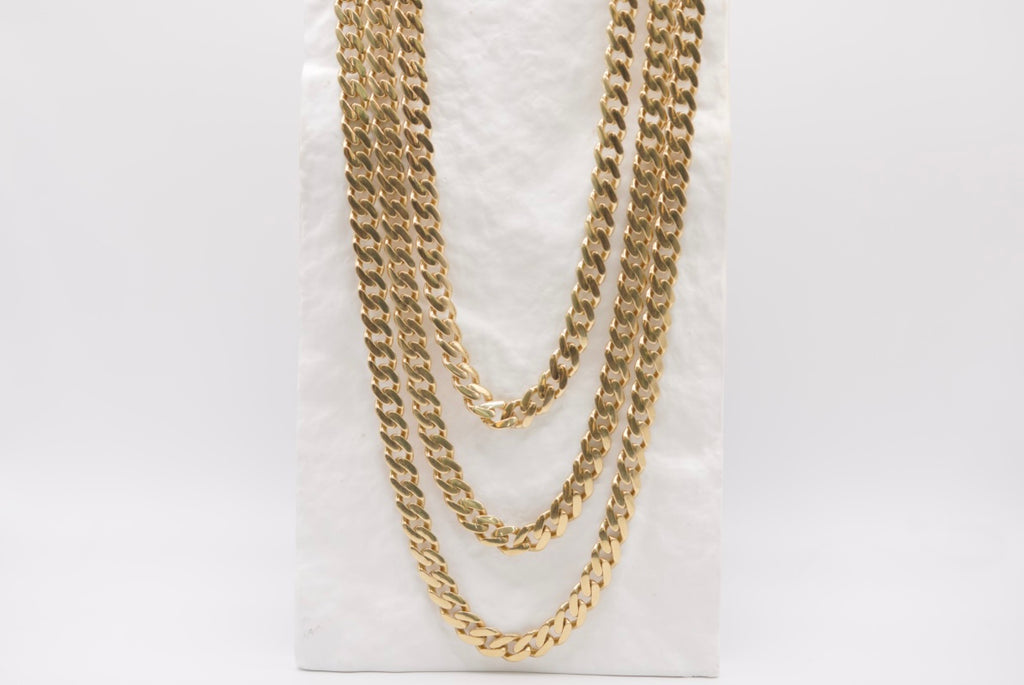 14k Monaco Chain - Daily Essential