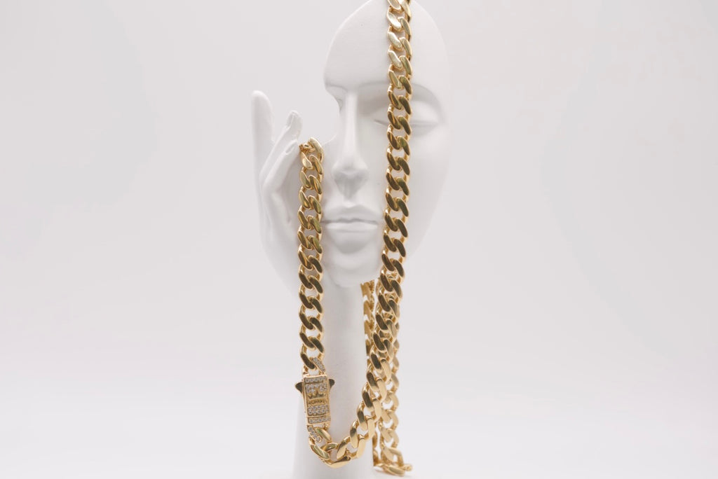 14k Monaco Chain - Daily Essential