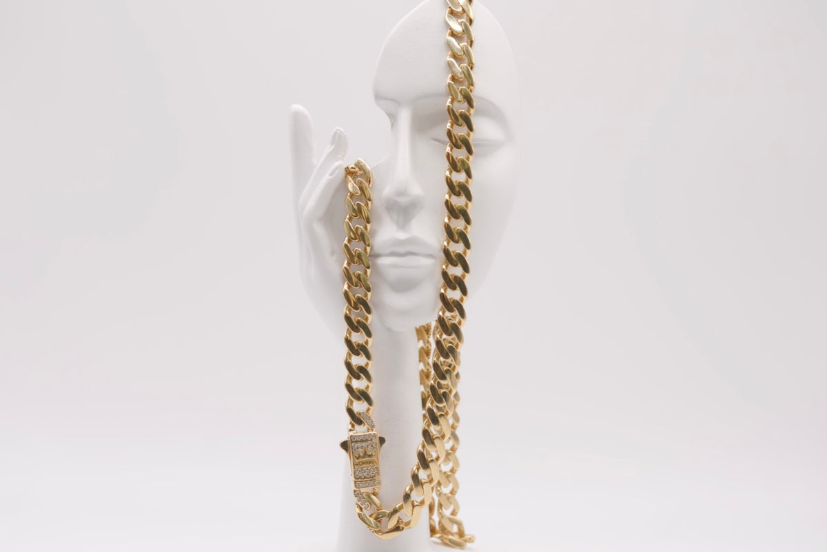 14k Monaco Chain - Daily Essential