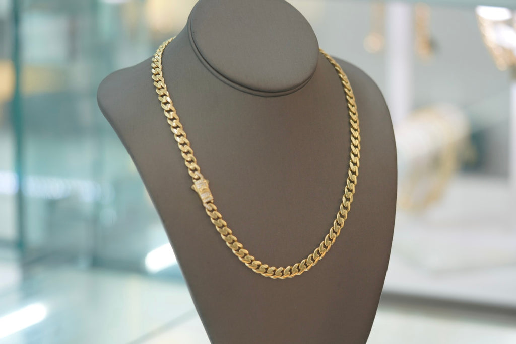 14k Monaco Chain - Daily Essential