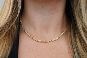 14k Medium Rope Chain