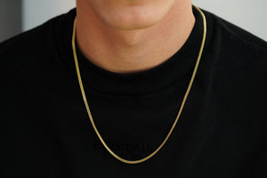 14k Thin Franco Chain