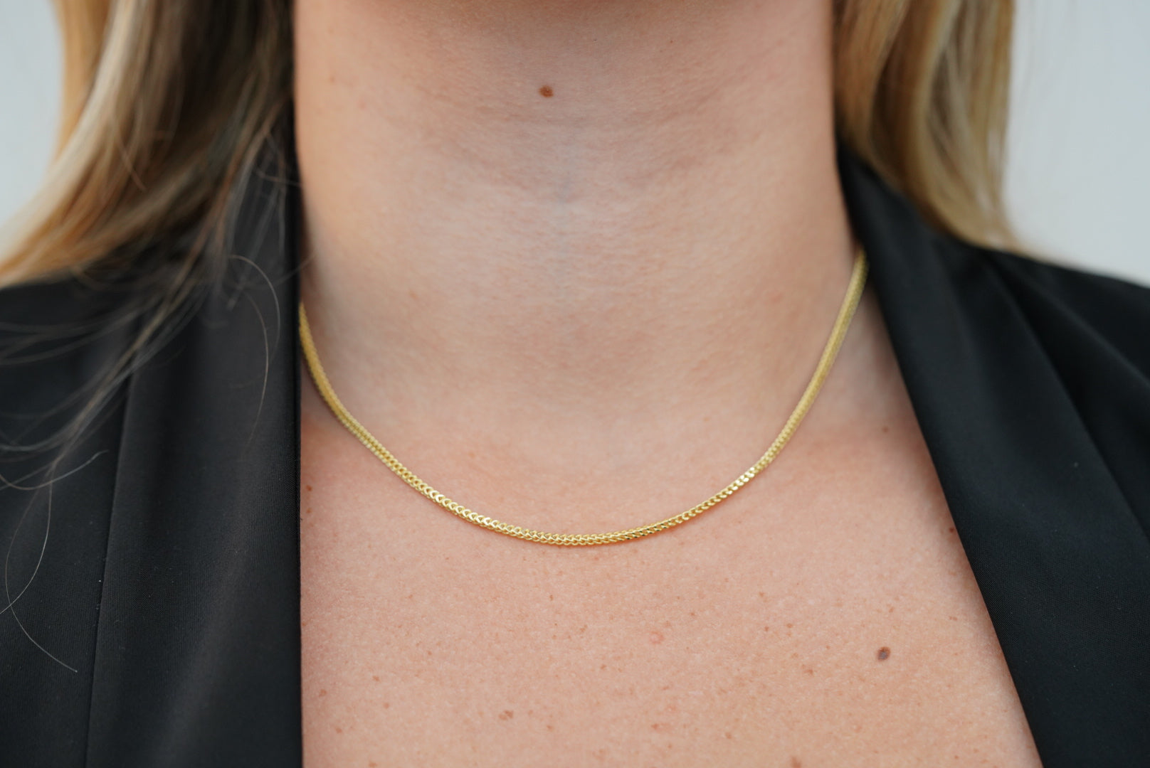 14k Thin Franco Chain