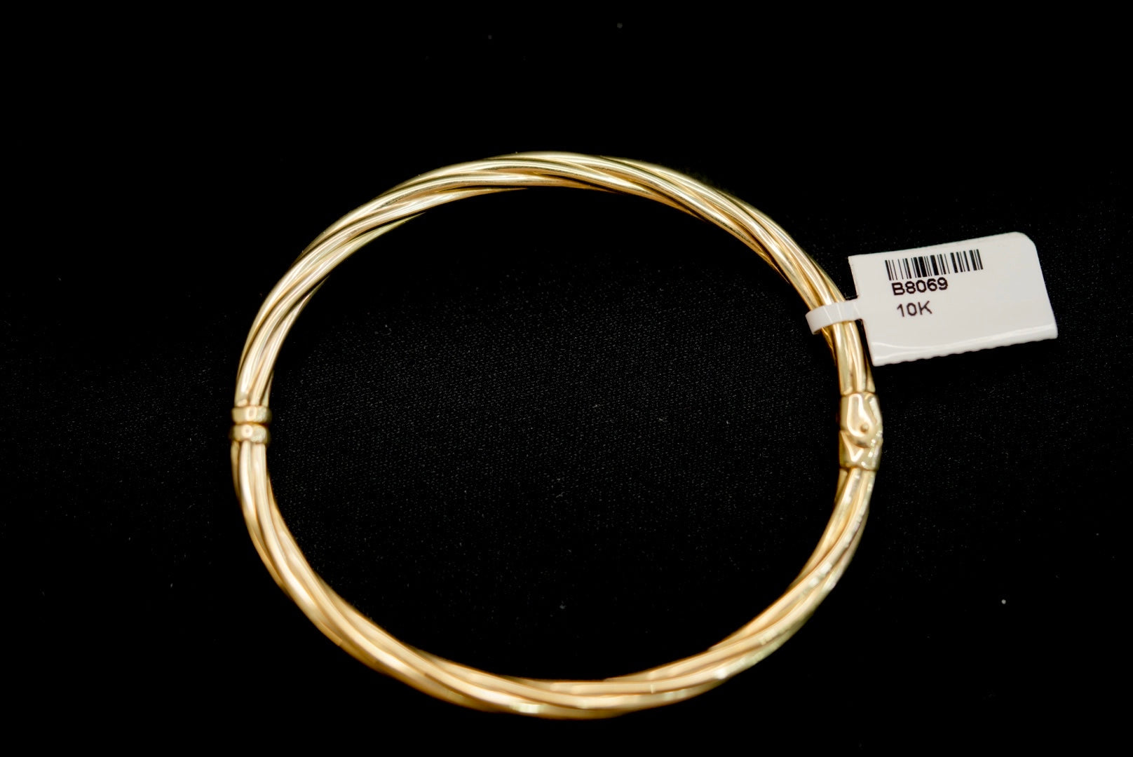 14k Twist Bangle Bracelet