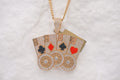 14k Men’s Pendant - Gambler’s Luck