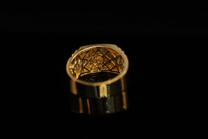 14k Two Gold Crown Ring