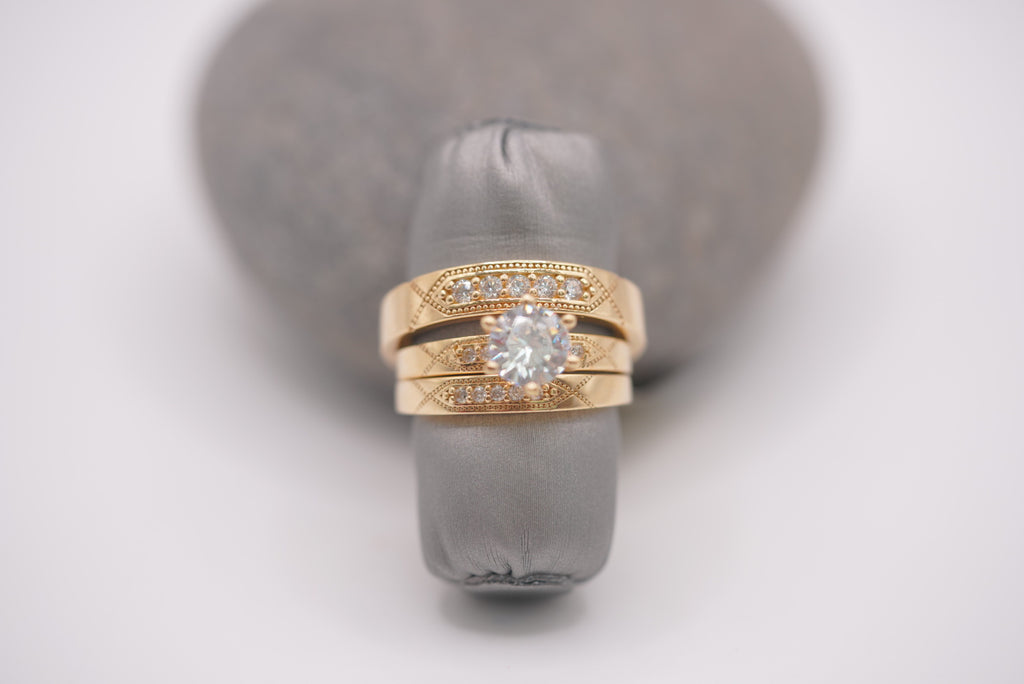 14k Wedding Rings - Classic Love