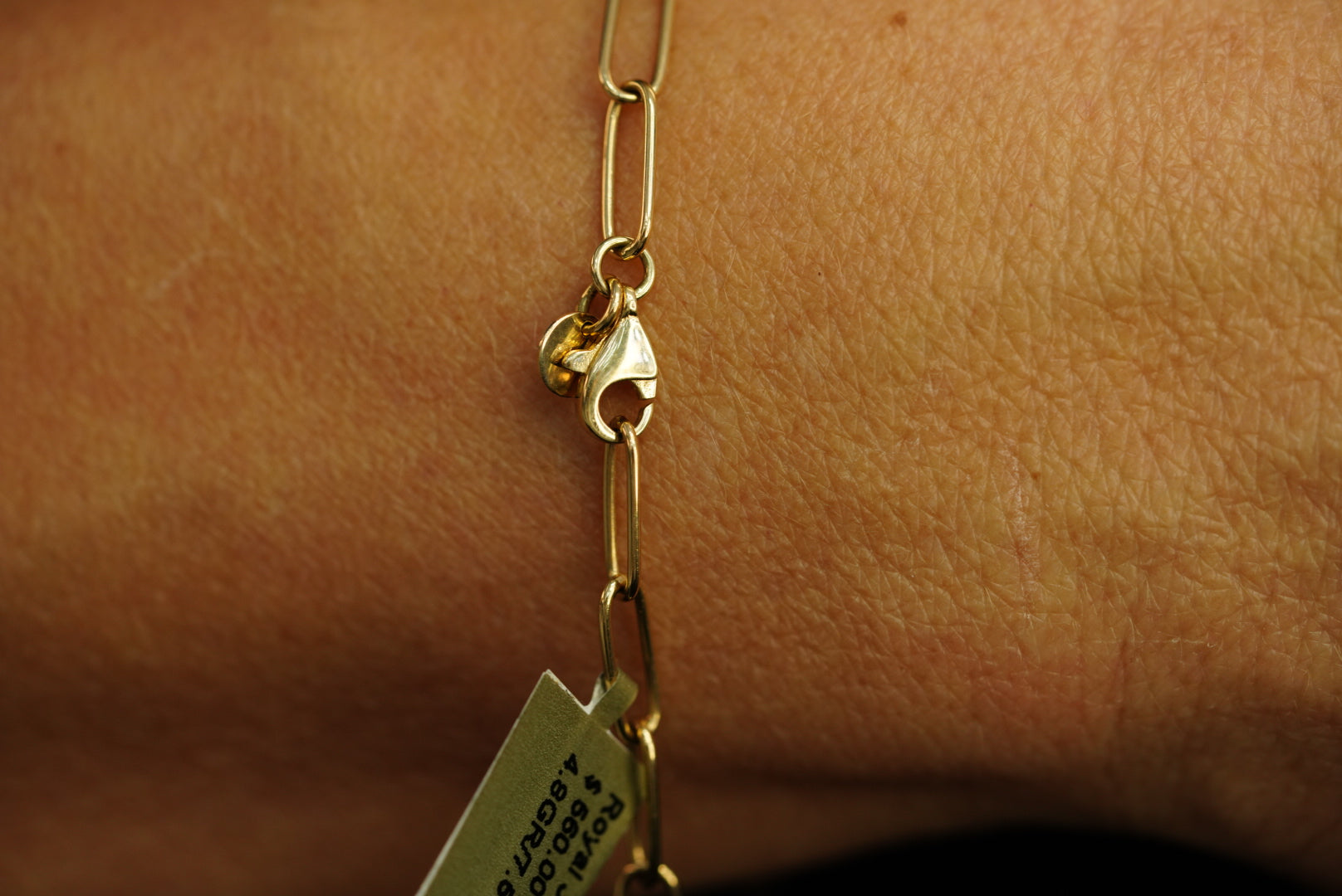 14k Clip Heart Bracelet