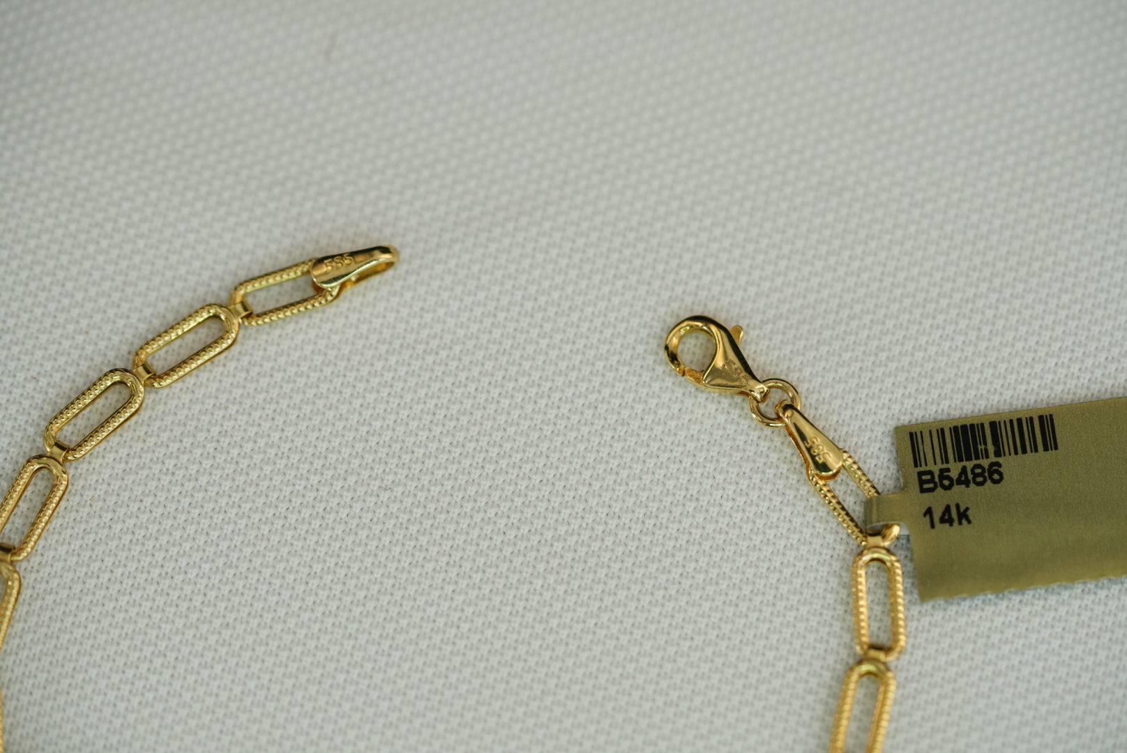 14k Baby Clip Bracelet