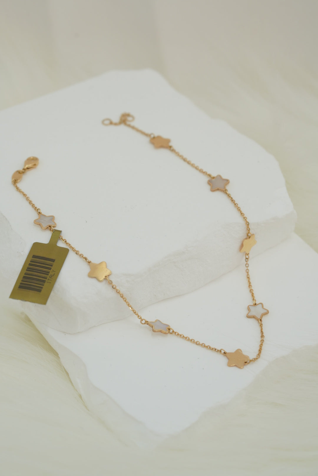 14k Anklet - Star Light