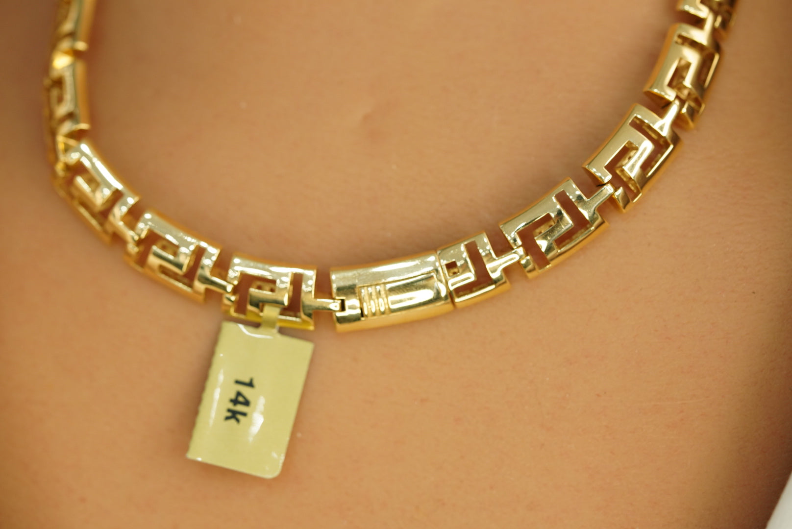 14k Abstract Design Necklace