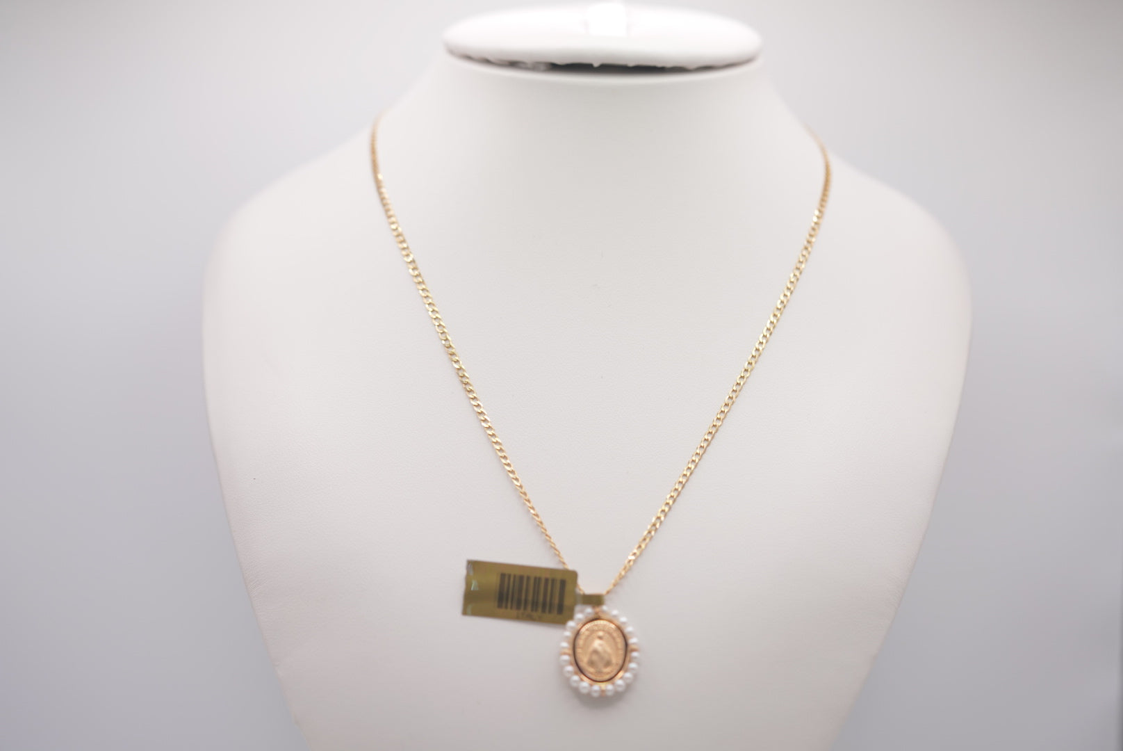 14k D Cut Chain with Pendant - Carry Your Faith