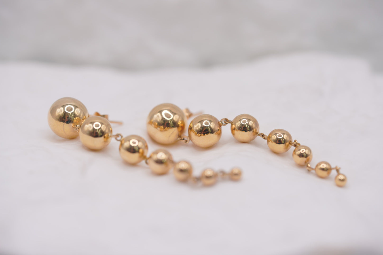 14k Gold Earrings - Sphere Beauty