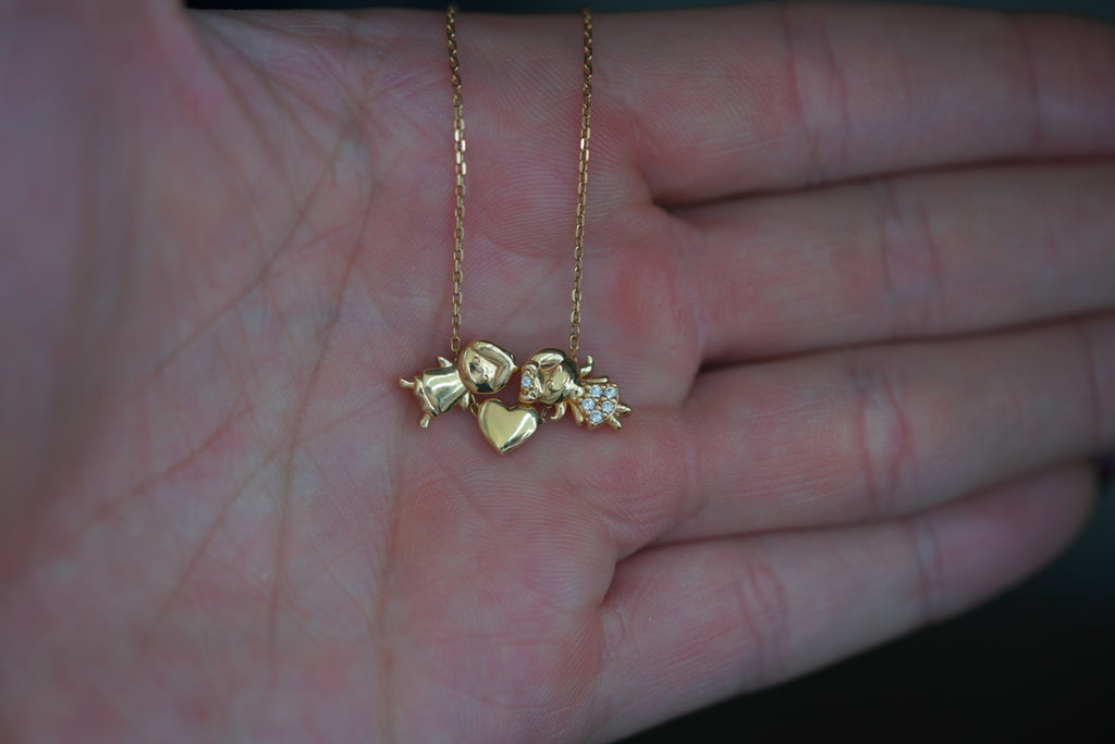14k Necklace - Sweet Love