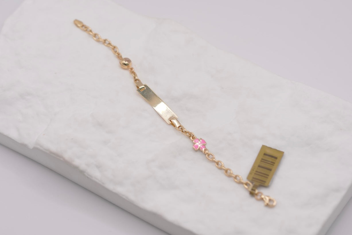14k Baby Bracelet - Flower Beauty