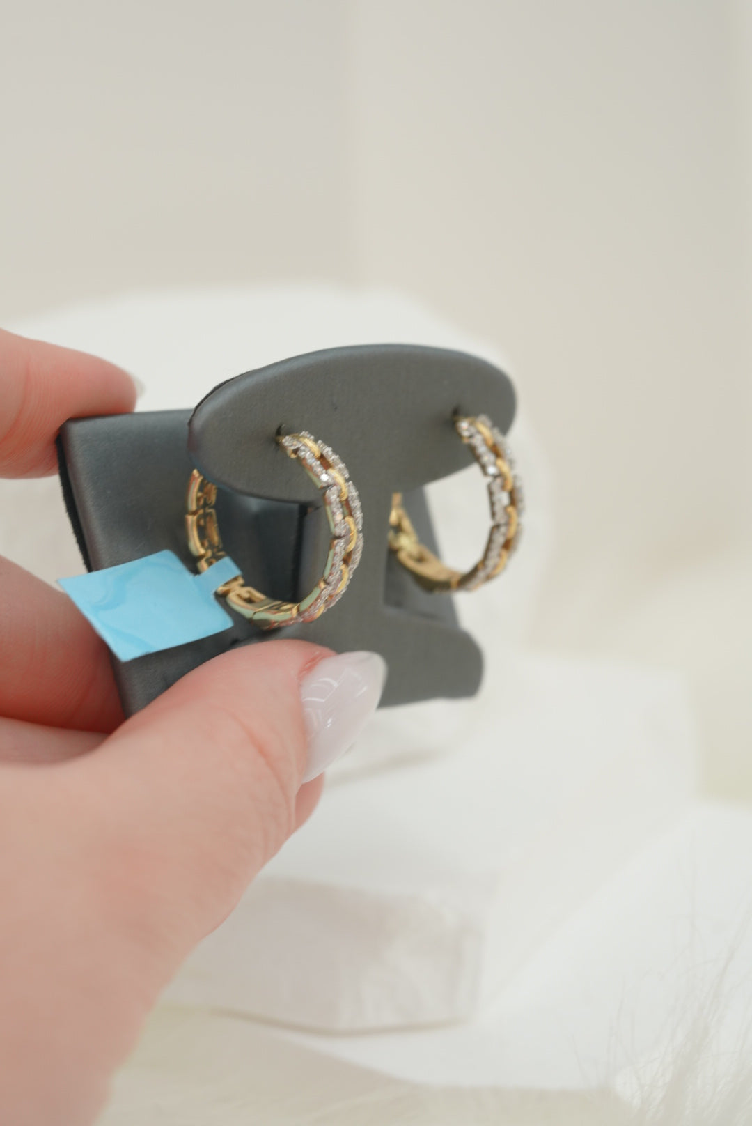 10k Hoops - Diamond Link