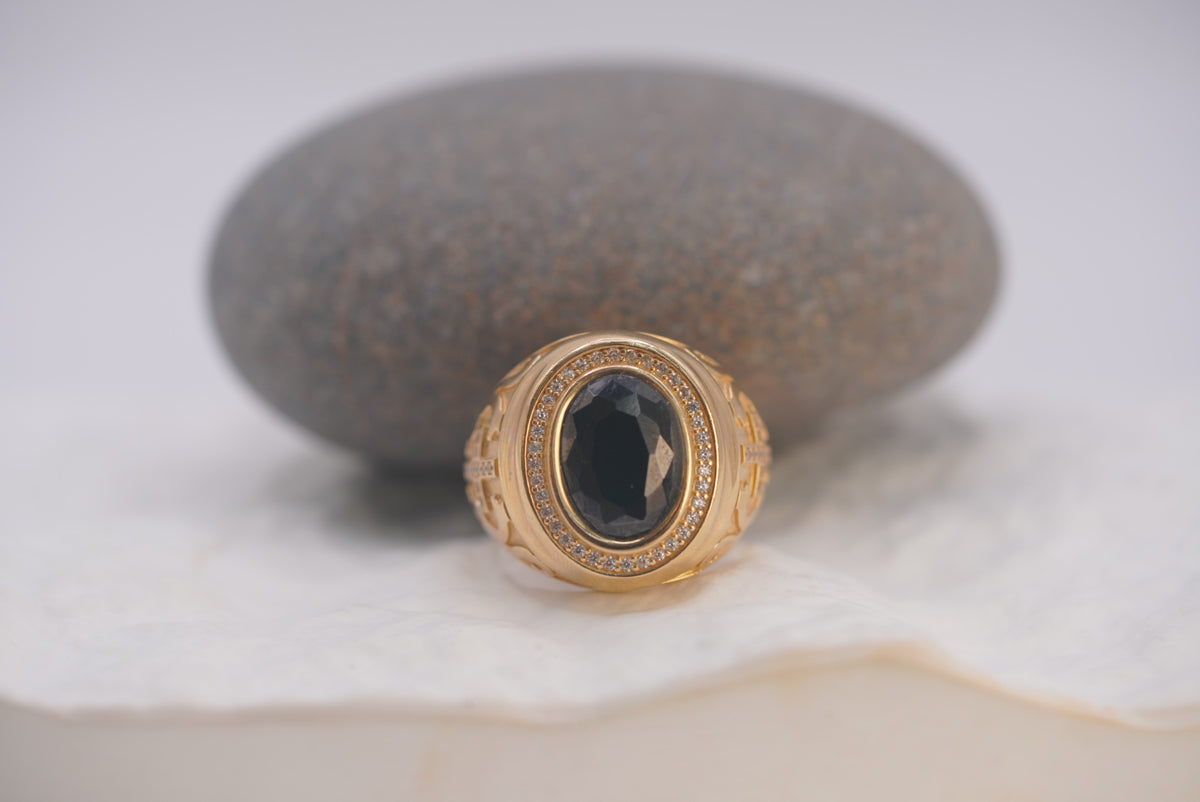 14k Men’s Ring - Midnight King