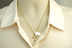 10k Chain with Cross Pendant