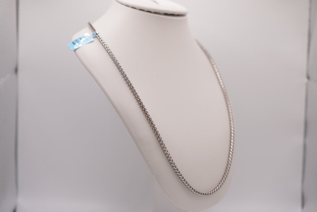 Silver Wheat Chain - Milano Luxe