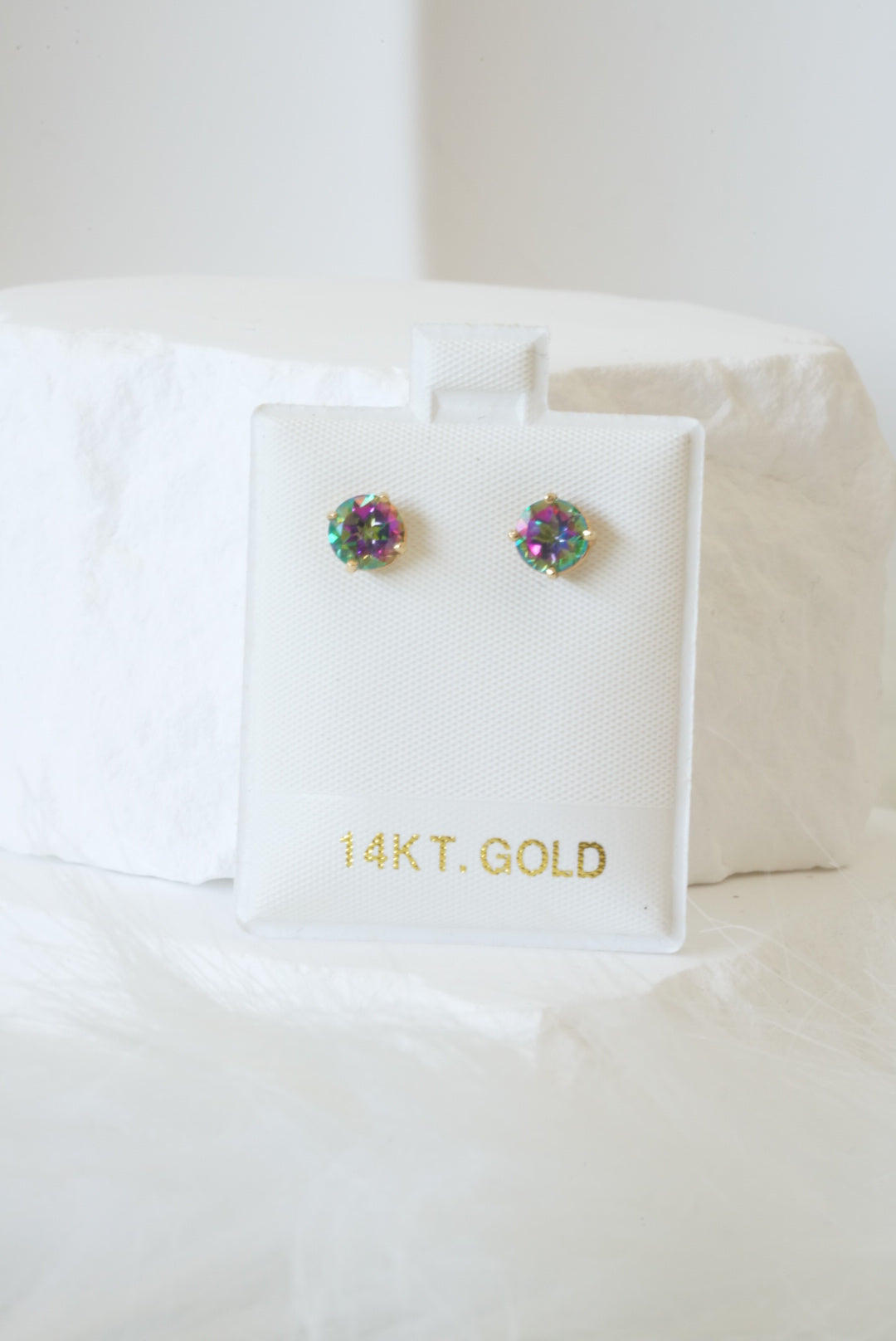 14k Earrings - Iridescent Beauty