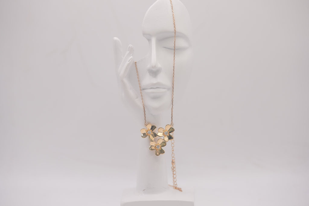 14k Women’s Necklace - Flower Candor
