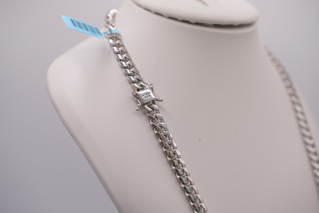 Silver Cuban Link Chain - Classic Style