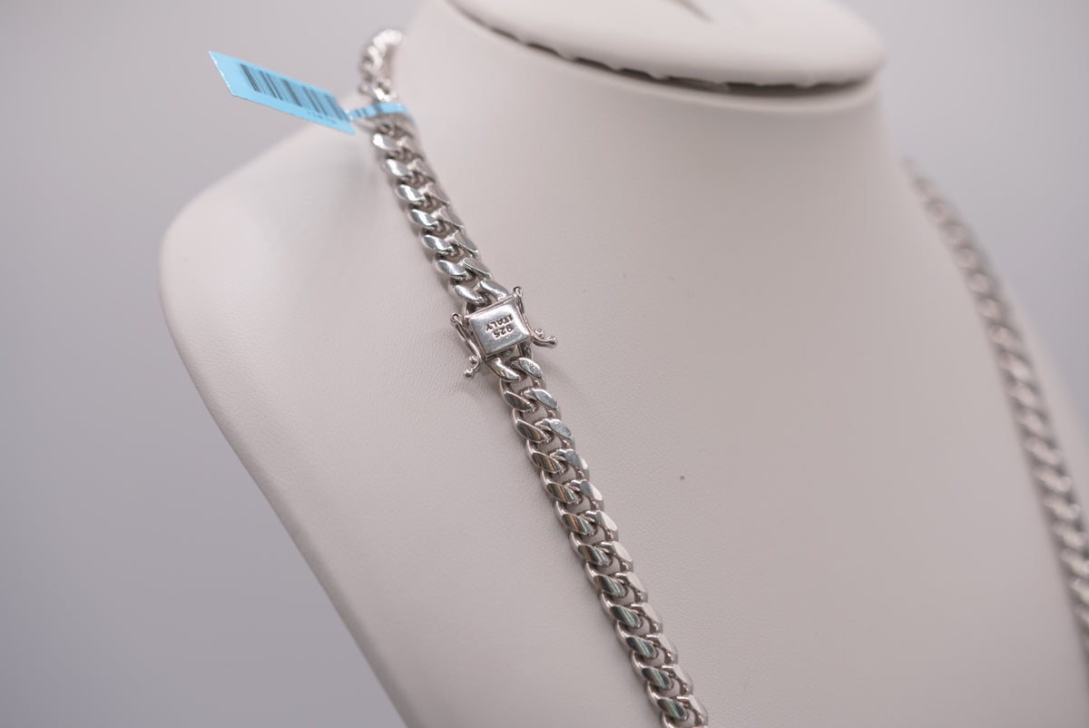 Silver Cuban Link Chain - Classic Style