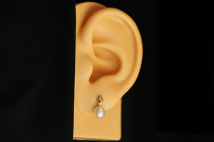 14k Pearl Stud Earrings