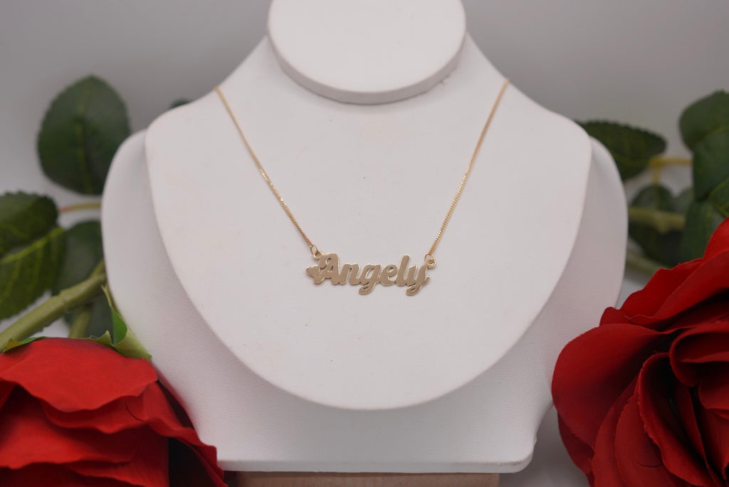 14k Personalized Name Chain - Your Name in Gold