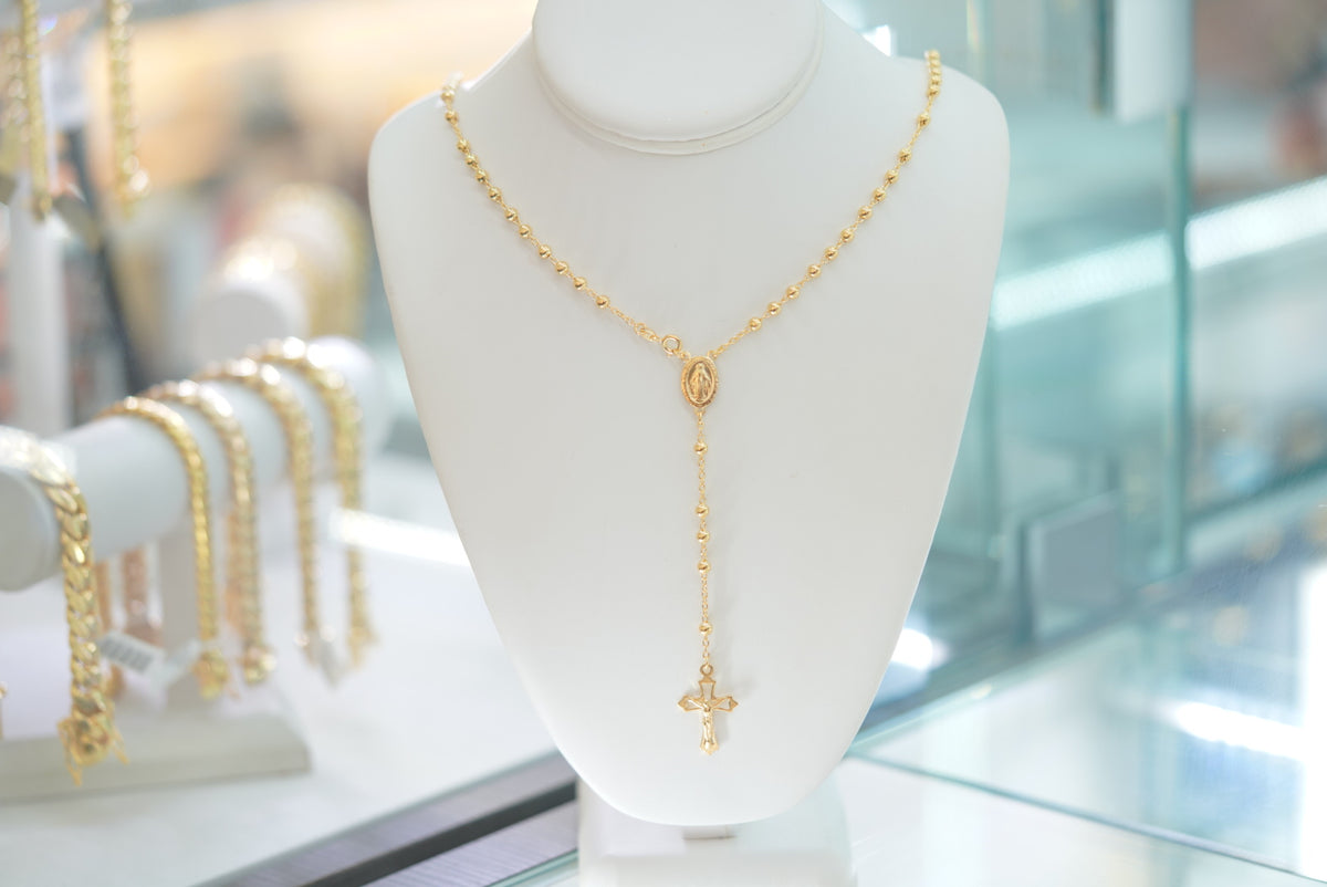 Rosary Silver Chain - Faithful to Him