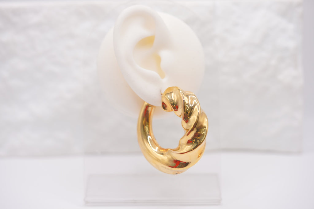 14k Hoop Earrings - Clean Edge