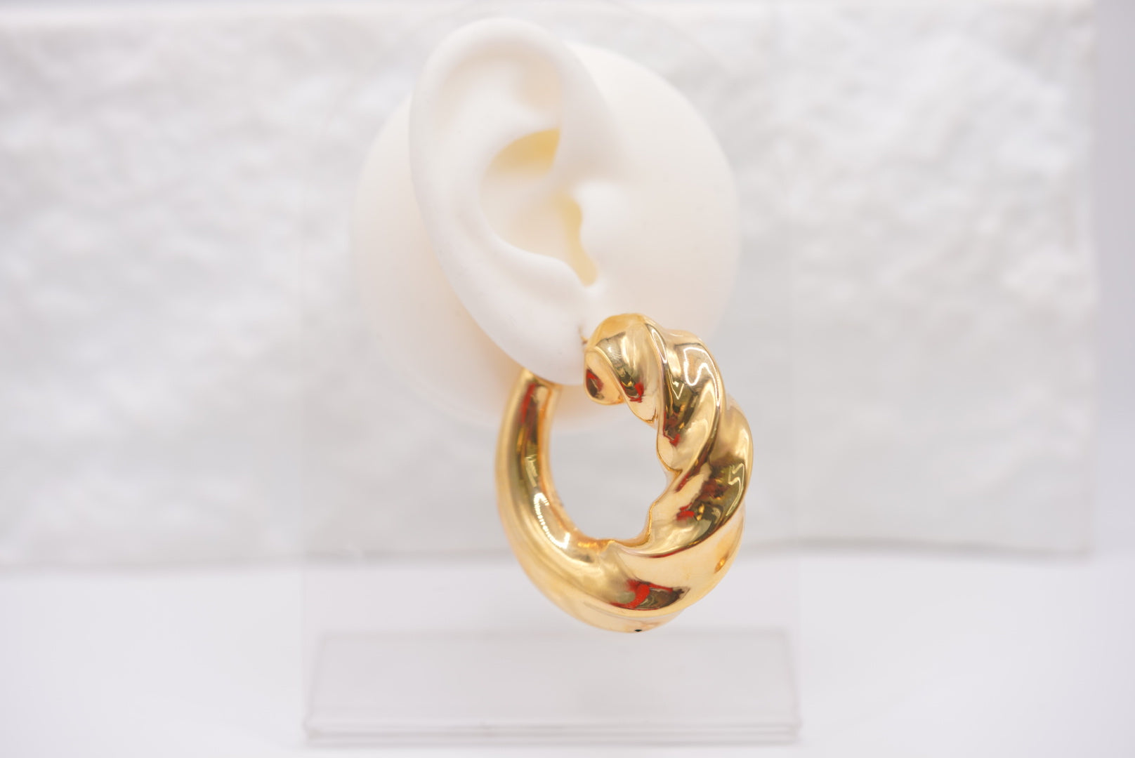 14k Hoop Earrings - Clean Edge