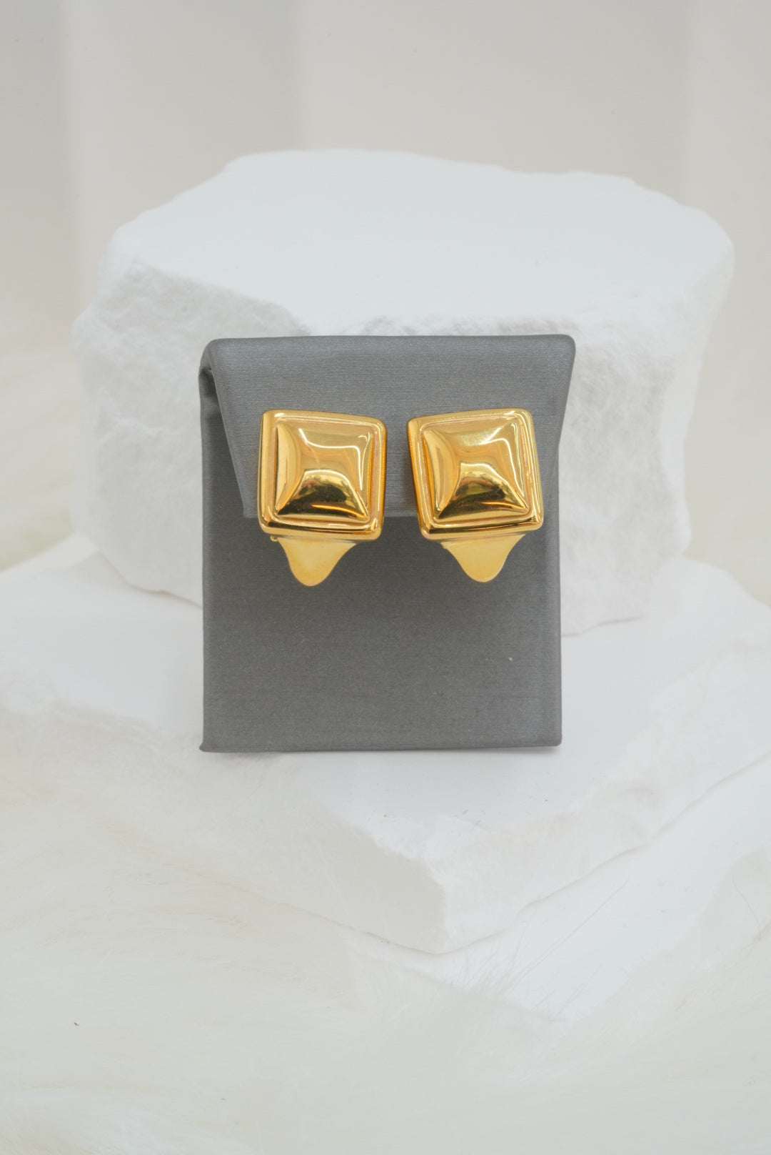 14k Earrings - Square Cone
