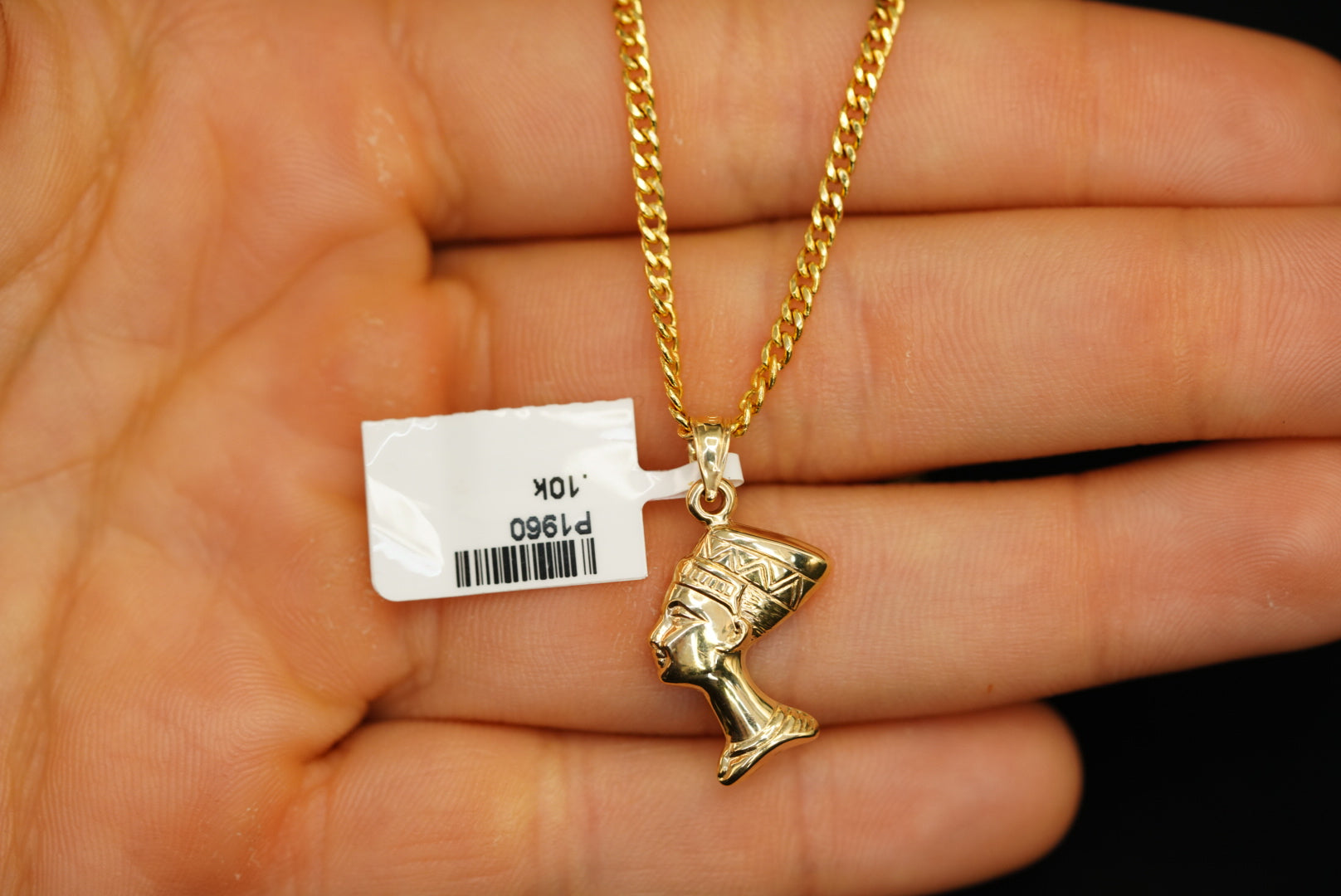 10k Pharaoh Pendant New