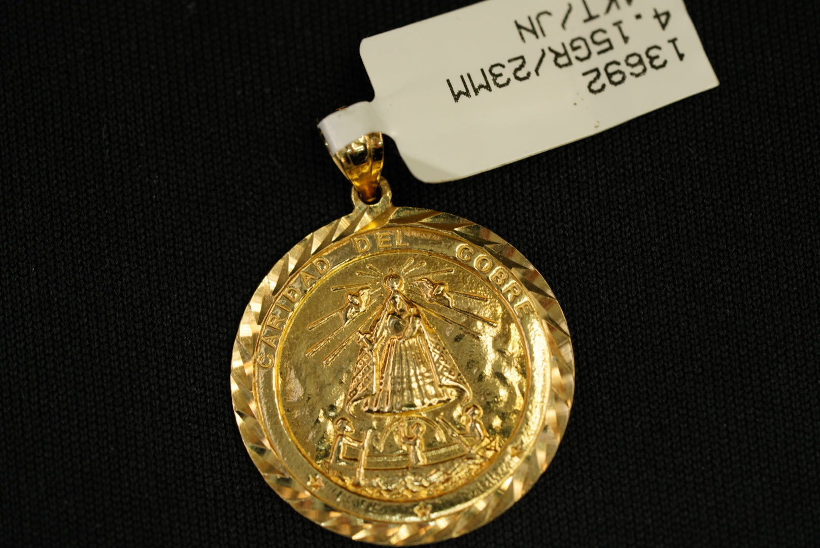 14k Caridad Del Cobre Pendant