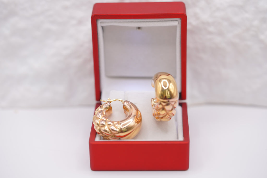 14k Hoop Earrings - Modern Muse