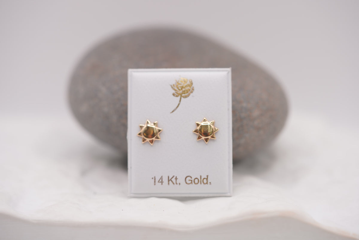 14k Earrings - Sun is Shining
