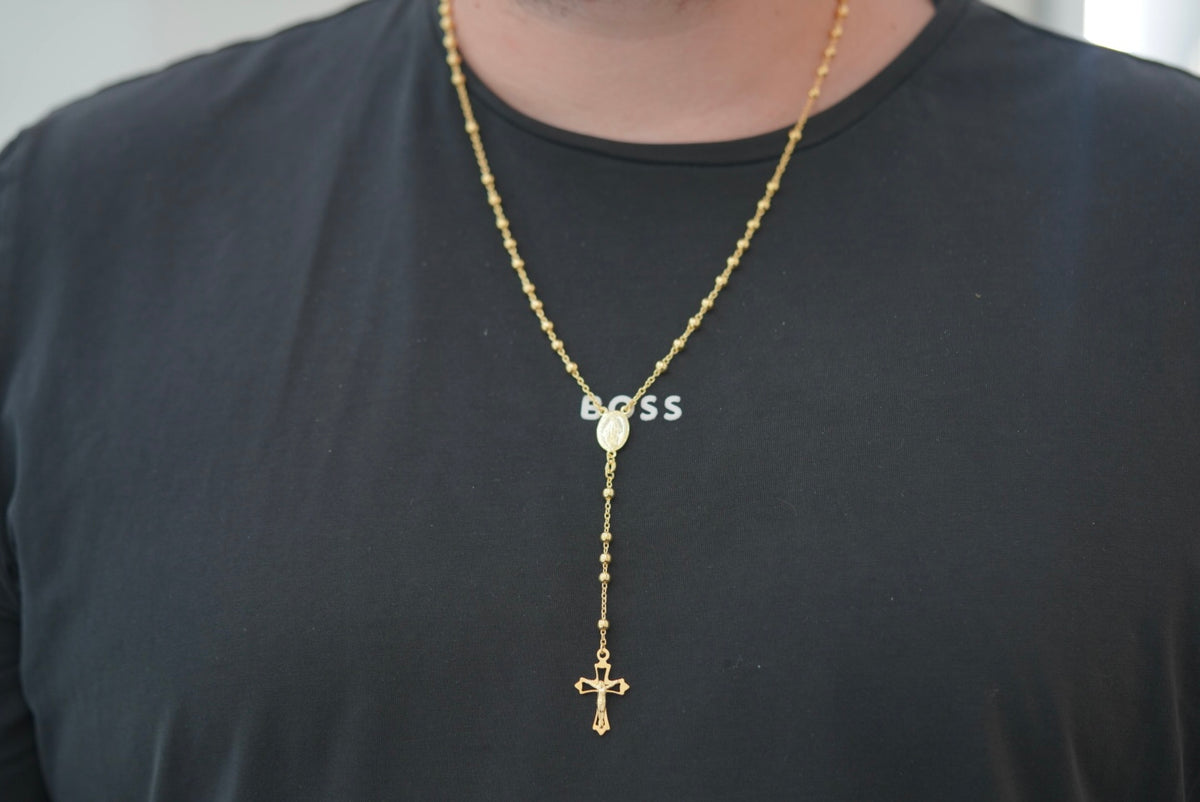 Rosary Silver Chain - Faithful to Him