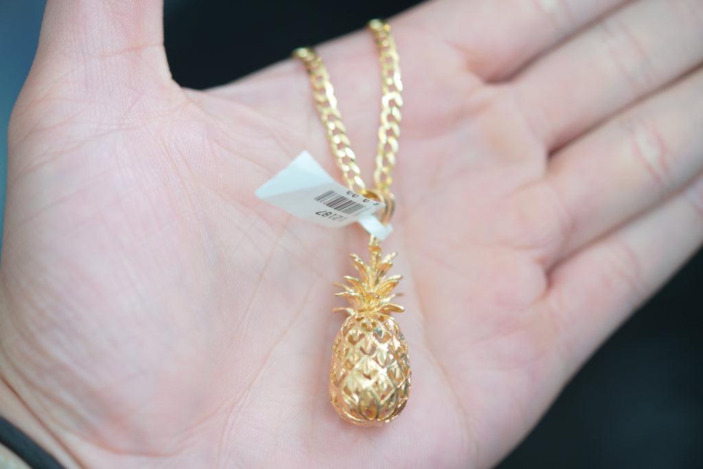 14k Pendant - Pineapple World