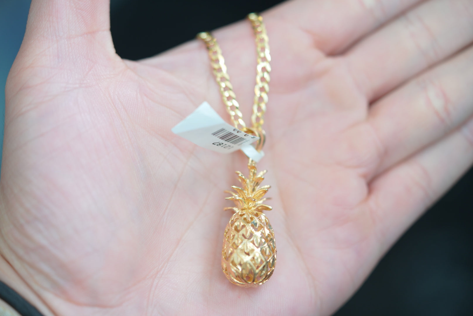 14k Pendant - Pineapple World