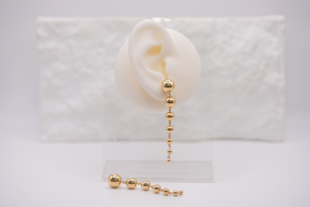 14k Gold Earrings - Sphere Beauty