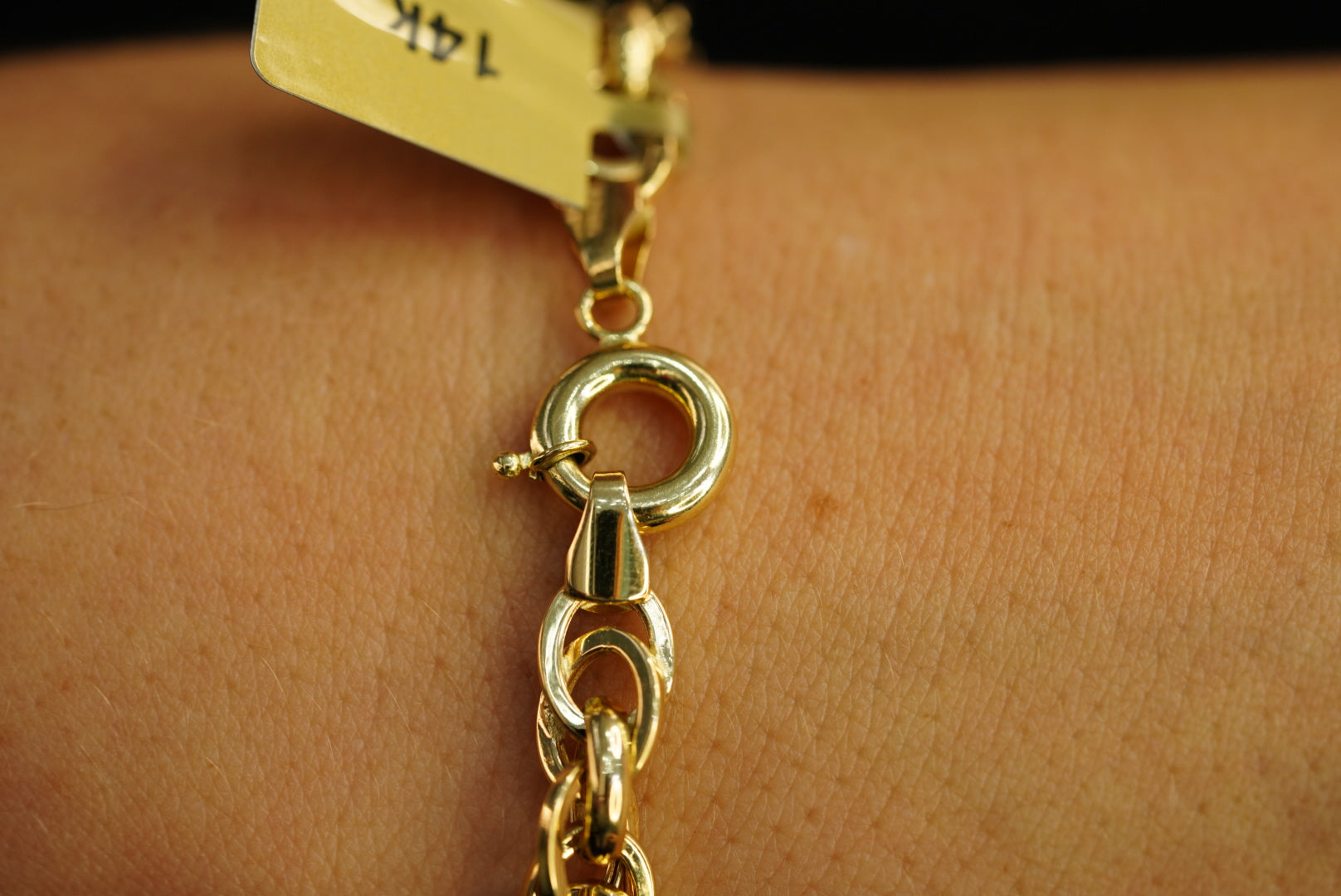 14k Linked Circles Bracelet