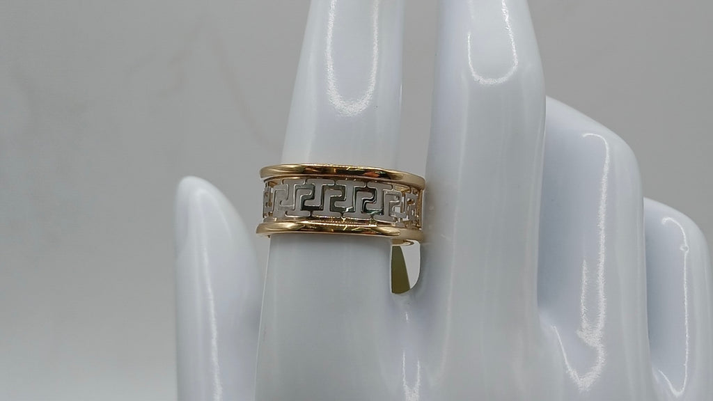 14k Alliance Ring - Abstract Design