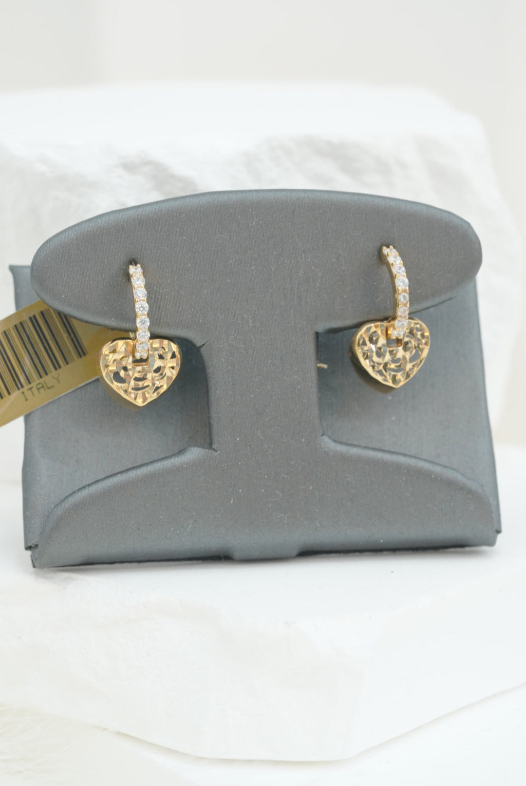 14k Hoops - Bright Heart