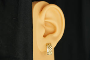 14k Clip Huggies Earrings