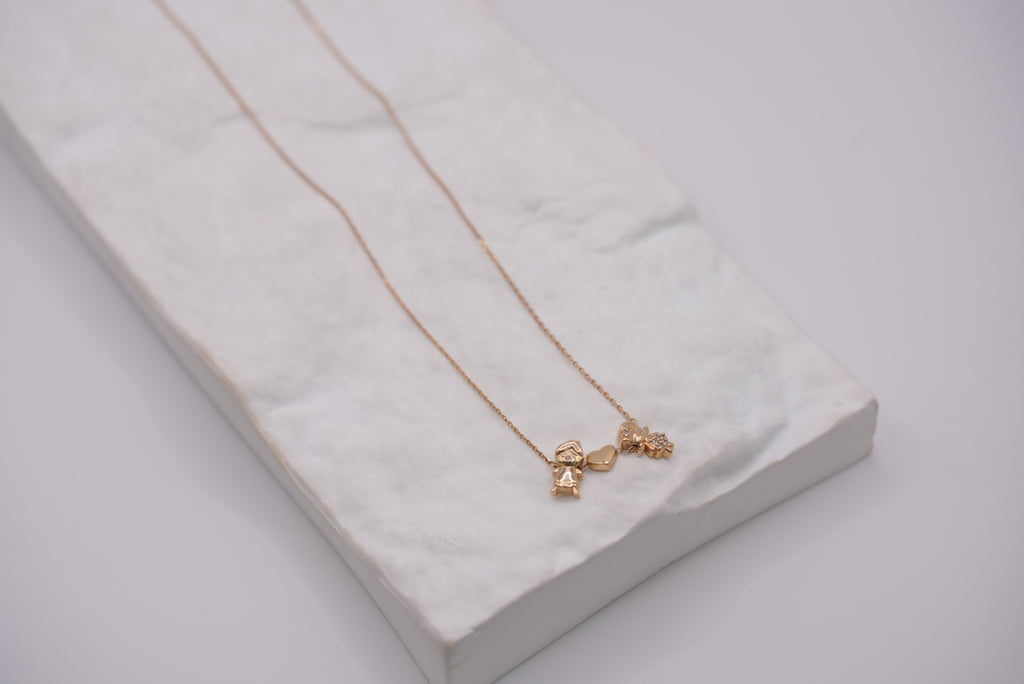 14k Necklace - Sweet Love