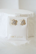 10k Earrings - X Style