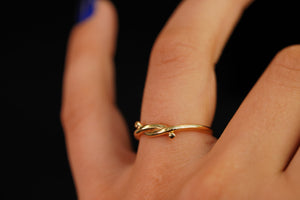 14k Knot Ring